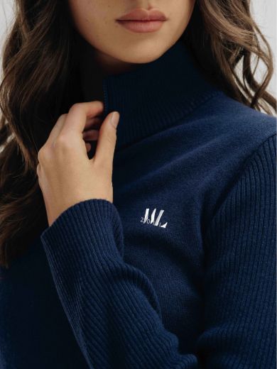 Bilde av WoolLand Skudeneshavn Sweater woman Blue ink